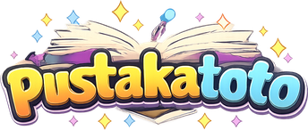 Logo pustakatoto neon untuk beranda